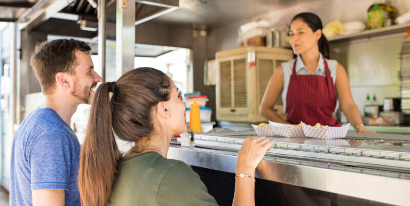 refrigerated food truck