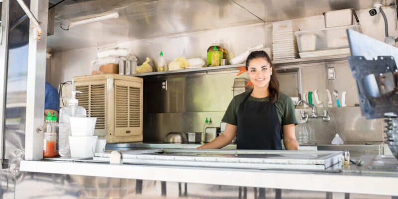 refrigerated food truck